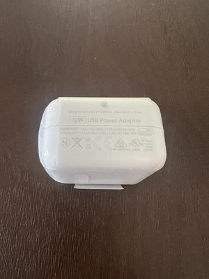 Apple 12W USB Power Adapter for iPad iPhone Type a Wall Charger A2167 - Image 1 of 4