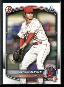 2025 Bowman #BP-63 George Klassen Prospects Los Angeles Angels - Picture 1 of 2