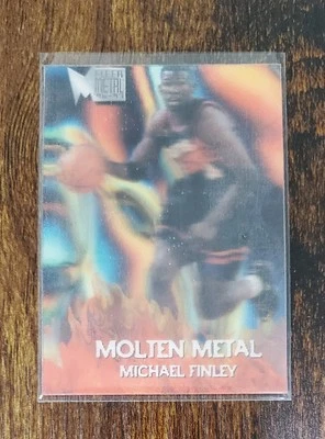 1996-97 Fleer Metal Molten Metal Michael Finley Suns 3D Lenticular Card #1 - Image 1 of 2