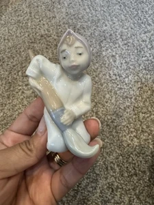 LLADRO #5938 The Artist/Painter Elf ORNAMENT, Glazed RETIRED 1993 - Picture 1 of 3