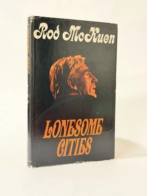 SIGNED Lonesome Cities, Rod McKuen. 1971 1st UK Edition in Dust Jacket. Poetry - Image 1 of 4