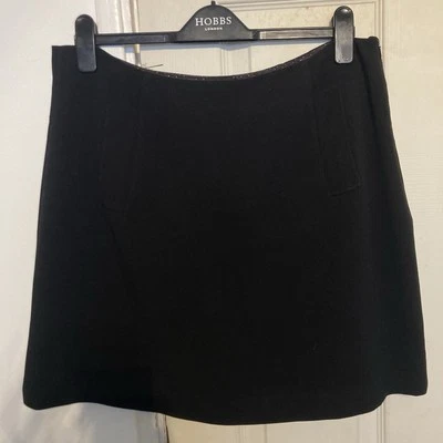 Hobbs Black Skirt With Pockets, Size UK 16 - Image 1 of 4