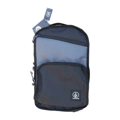 Volcom Stone Skater Laptop School Backpack Black Gray - Image 1 of 4