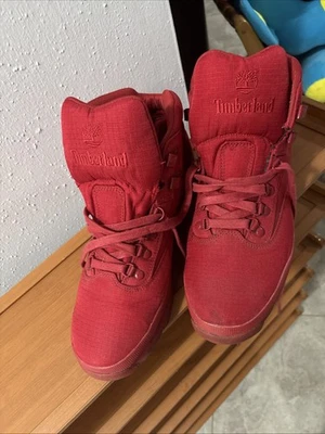 Timberland Euro туристический разрыв удобные ботинки все красный мужской TB0A1507 - размер 10,5 - Изображение 1 из 4