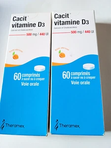 Kalzium Tabletten ,Vitamin D3 biete 2 Packungen à 60 Stück TheramexStück - Bild 1 von 3