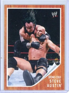 Tarjeta insertada 2011 Topps WWE STONE COLD STEVE AUSTIN Heritage #H-1 - Imagen 1 de 2