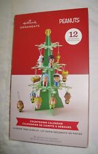 Peanuts Figure Set Hallmark Countdown Calendar 12 Christmas Tree Ornament Advent