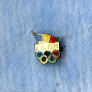 NOC Romania J.O. 1980 Lake Placid Moscow OLYMPIC Games Pin - Picture 1 of 1