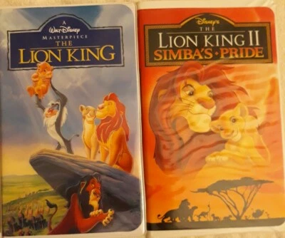 Walt Disney's the Lion king vhs 1and 2 - Image 1 of 3