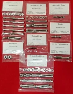 HONDA 1978-1981 XL250S POLISHED STAINLESS STEEL ENGINE BOLT SCREW KIT SET - Picture 1 of 1
