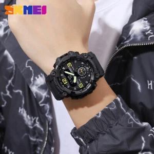 Herren Armbanduhr SKMEI Sport 50m Mode Wasserdicht Militäruhr Marke Time
