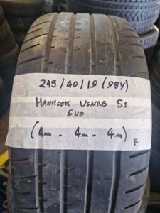 245 40 19  (98Y)   Hankook Ventus S1 EVO Part Worn Tyre