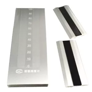 Double Groove Grindometer Fineness Meter Grind Gauge Stainless Steel Scraper - Picture 1 of 10