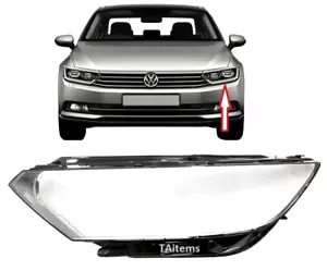 FARO SINISTRO COPERCHIO LENTE PARALUME ADATTO PER VW PASSAT B8 2014-2019 - Foto 1 di 5