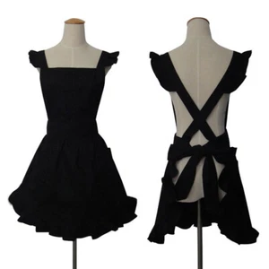 Spitze viktorianisches Dienstmädchen Kostüm Cinderella Alice S6 Damen rosa weiß Schürze - Bild 1 von 10