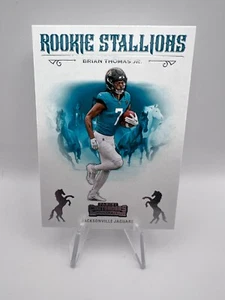 Brian Thomas Jr - 2024 Panini Contenders Rookie Stallions #14 Jaguars RC - Foto 1 di 2
