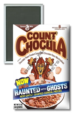 Магнит на холодильник General Mills Count Chocula Cereal 1985 2 дюйма x 3 дюйма - Изображение 1 из 3