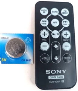 Sony # RMT-C1iP iPod Reloj Radio Control Remoto ~ Excelente Usado Funcionamiento - Imagen 1 de 9