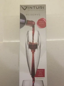 Vinturi V8060 Reserve Essential Red Wine Aerator and Carafe, 2-piece set, White - Picture 1 of 6