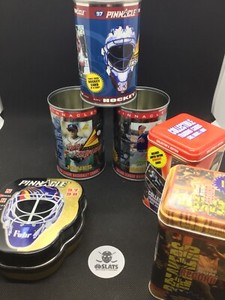 1997-98 Pinnacle Collector Empty Tins —Lot of 6–