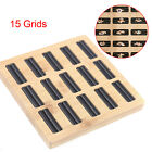 15 Grids Simple Jewelry Storage Box Rack Case Ring Earring Organizer  