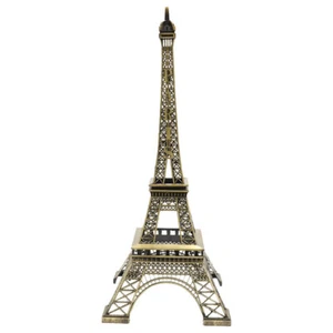 Alloy Eiffel Tower Model Office Travel Photo Props Decor Figurines Sculptures US - Picture 1 of 8