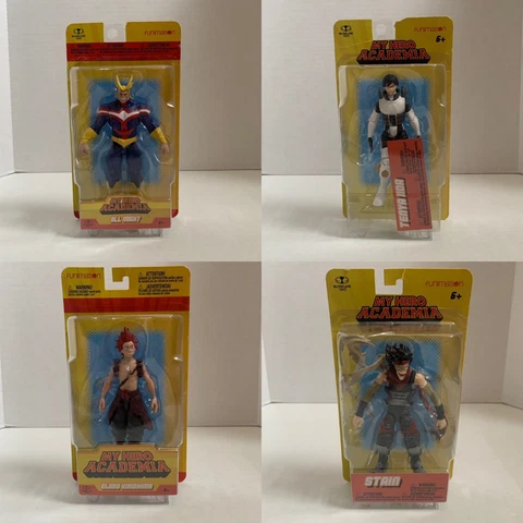 McFarlane 5'' Action Figure Lot 4 My Hero Academia Tenya, Eijiro,Stain,All might Cover