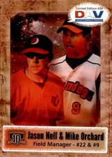 2011 Mankato Moondogs DAV #650 Jason Nell Manager Mike Orchard NM Baseball Card