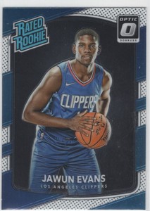 2017-18 Panini Donruss Optic Jawun Evans Rated Rookie #162