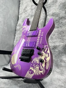 Custom Ouija Electric Guitar Kirk Hammett KH Metallic Purple Moon&Star Inlay - Bild 1 von 13