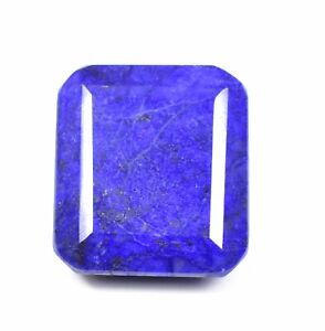 106.20 Ct Natural Color Dyed DARK Blue Tanzanite Loose Gemstone (GIT) Certified