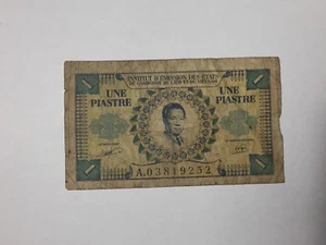 Vietnam 1 Piaster Banknote 1953 - Picture 1 of 2