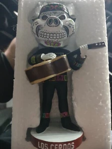 2024 Rockford IceHogs Maskottchen Sugar Skull Wackelkopf SGA Neu im Karton Chicago Blackhawks - Bild 1 von 2