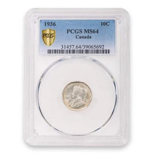 10 Cent 1936 PCGS MS-64 - Picture 1 of 3