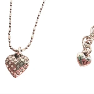 BRIGHTON HEART SWAROVSKI CRYSTAL PETITE DAINTY PAVE PENDANT CHARM NECKLACE - Picture 1 of 5