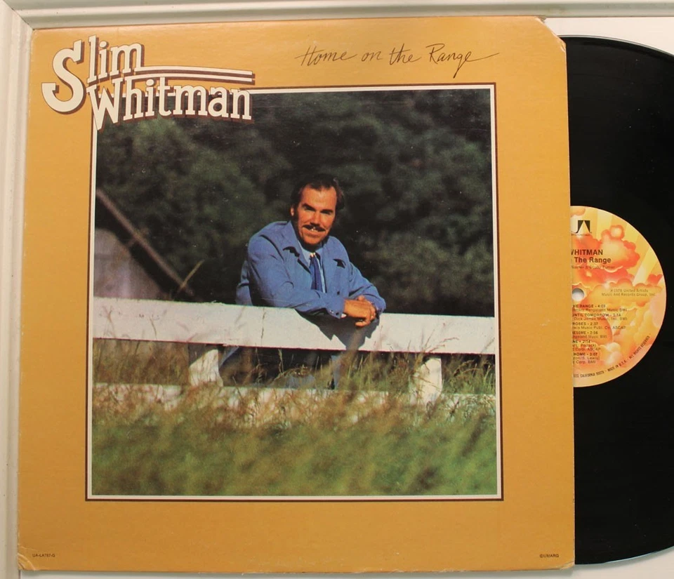 Slim Whitman Lp Home On The Range On Ua - Vg+ To Vg - Image 1 of 1