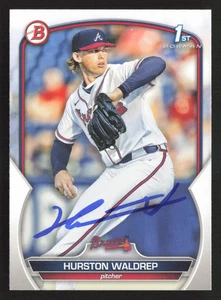 HURSTON WALDREP FIRMATO 2023 1° BOZZA CARTA ARCIERE #BD-114 ATLANTA BRAVES 11 - Foto 1 di 2
