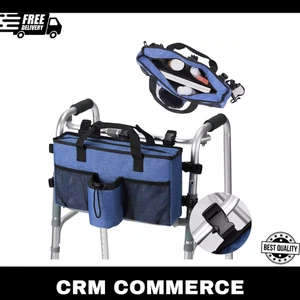 Walker Accessories for Folding Walker with Cup Holder,Pocket, Organizer Carry - Picture 1 of 7
