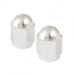 Bike It Universal Motorcycle Tyre Valve Caps (Hexagon) - Chrome (Pair) - Picture 1 of 1