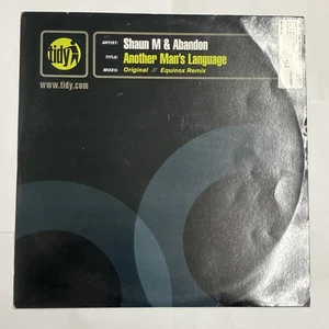 Shaun M & Abandon – Another Man's Language – Tidy Trax 12" Vinyl 2004 UK - Bild 1 von 4