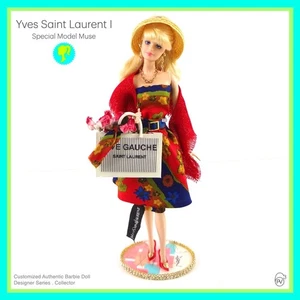 Barbie Mattel MODEL MUSE . YVES SAINT LAURENT I Design OOAK Collector Boxed NEU - Bild 1 von 17