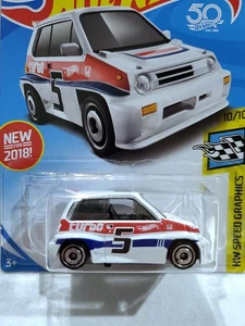 Hot Wheels Speed Graphics 85 Honda City Turbo II #68/365 weiß 2017 - Bild 1 von 8