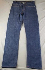 Gustin Jeans Mens 32 Blue Straight Raw #172 Cone Mills The 1968 Selvedge Denim - Picture 1 of 18