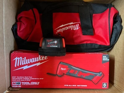 FREE SHIPPING Milwaukee 2626-20 M18 18V 1.5 Lithium-Ion Oscillating not FUEL bag - Image 1 of 4