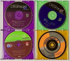 Sega Dreamcast Magazine Demo Discs Vol. 5, 7, 9, 10 Lot of 4 *Disc Only*