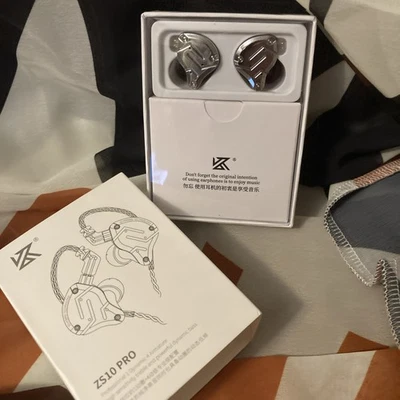 Linsoul KZ ZS10 Pro, 4BA+1DD 5 Driver in Ear Monitor, HiFi Wired with Mic, - Image 1 of 4