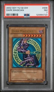 YUGIOH PSA 7 (NM) 2002 Dark Magician SDY-006 Rare Unlimited YU-GI-OH - Picture 1 of 2