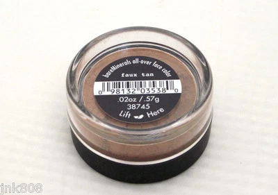 bare Minerals * FAUX TAN * All Over Face Color Bronzer ~Small Jar ~ NEW & SEALED - Image 1 of 2