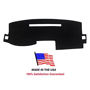 Black Carpet Dash Cover Compatible with 2005-2011 Cadillac STS CA103-5 - Picture 1 of 11