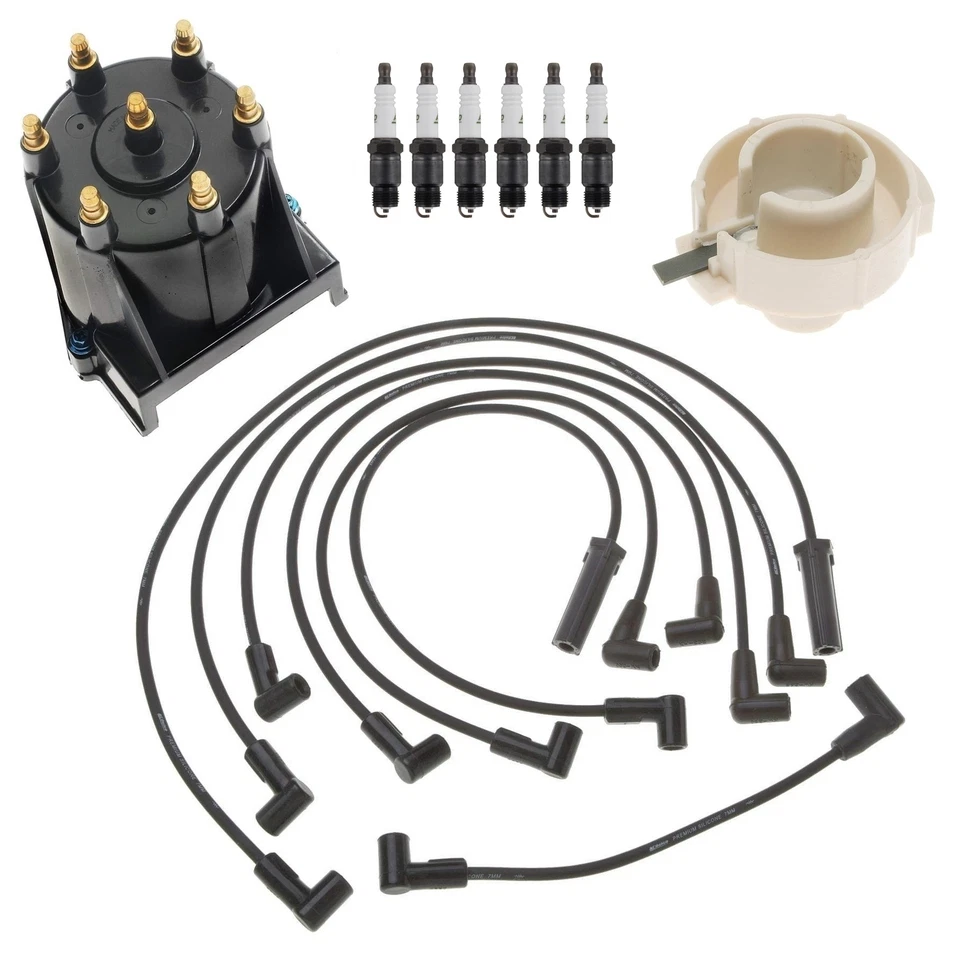 Kit de encendido ACDelco distribuidor tapa de rotor cable bujías para Chevy GMC 4.3 V6 Foto 1 de 1